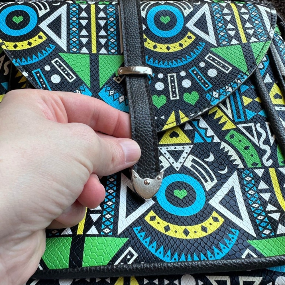 Geometric Patterned Women's Bag - Picture 5 of 6